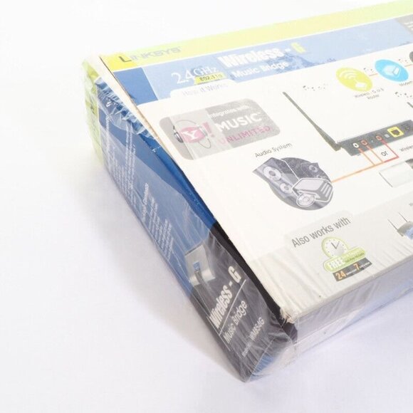 Linksys Wireless-G Music Bridge WM54G 802.11g/B 2.4GHz For Streaming Audio Syste - Picture 4 of 4